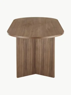 Ovale houten eettafel Toni, 200 x 90 cm
