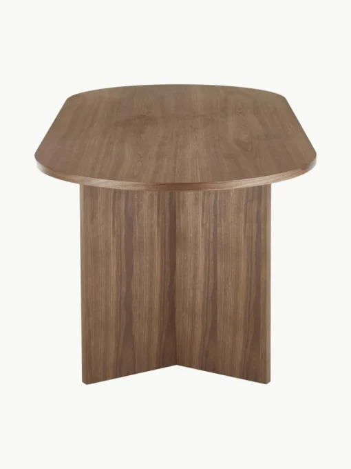 Ovale houten eettafel Toni, 200 x 90 cm