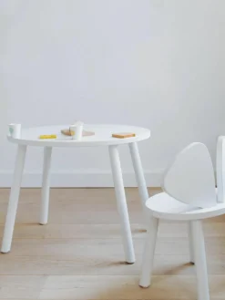Ovale houten kindertafel Mouse