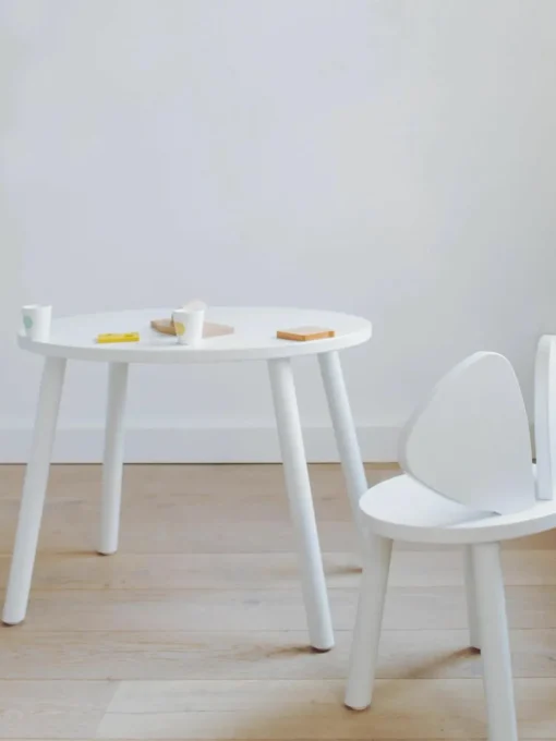 Ovale houten kindertafel Mouse