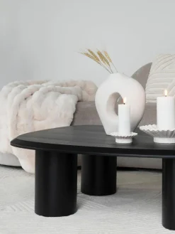 Ovale houten salontafel Tirano