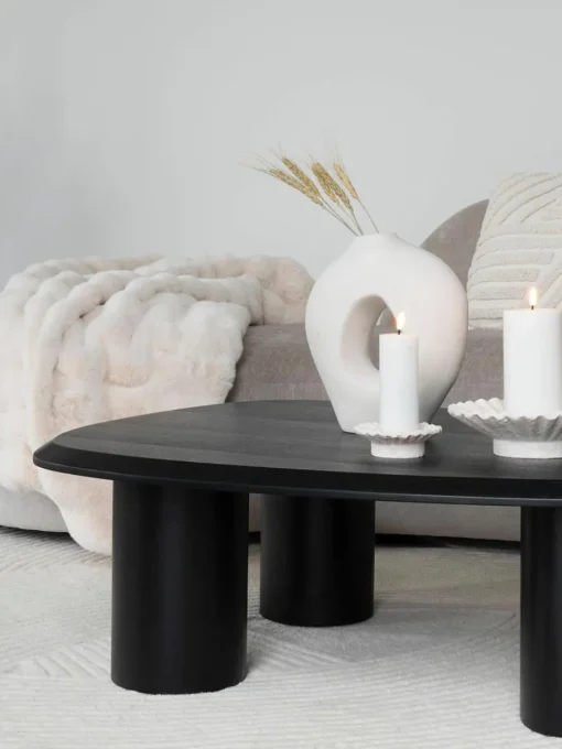 Ovale houten salontafel Tirano
