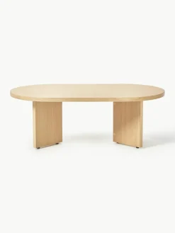 Ovale houten salontafel Toni