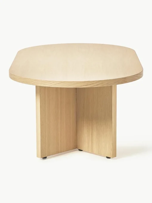 Ovale houten salontafel Toni