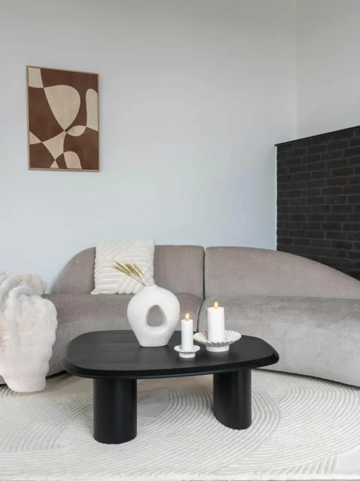 Ovale houten salontafel Tirano
