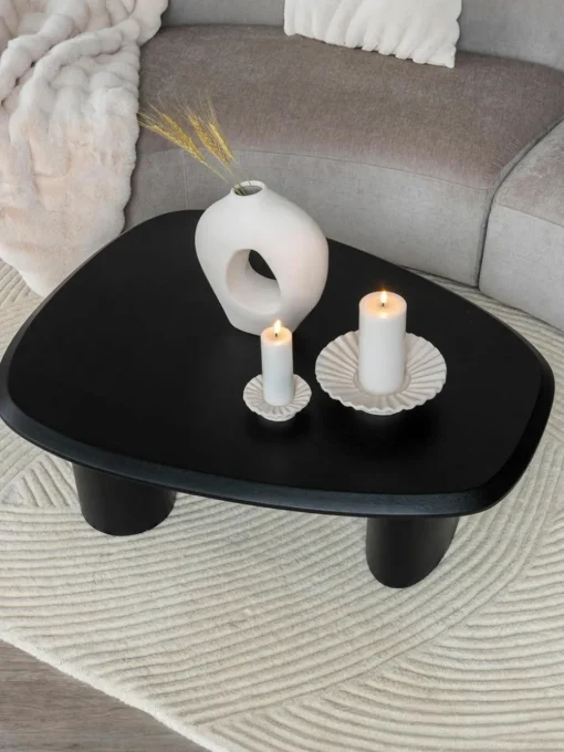 Ovale houten salontafel Tirano