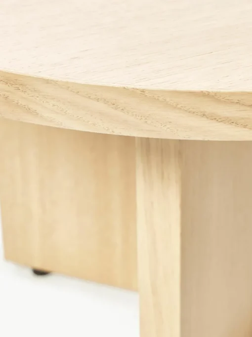 Ovale houten salontafel Toni