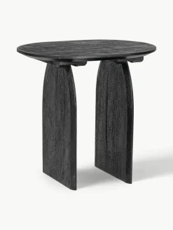 Ovale mangohouten bijzettafel Monterrey