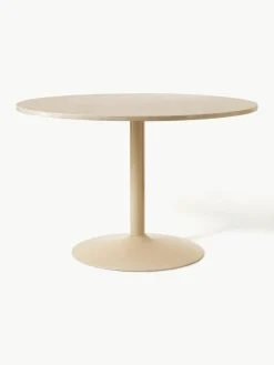 Ovale marmeren eettafel Miley, 120 x 90 cm