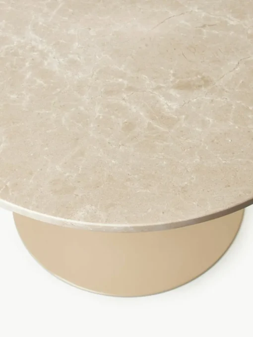 Ovale marmeren eettafel Miley, 120 x 90 cm