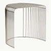 Ovale metalen bijzettafel Curva