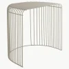 Ovale metalen bijzettafel Curva