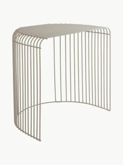 Ovale metalen bijzettafel Curva
