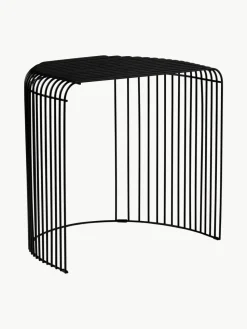 Ovale metalen bijzettafel Curva