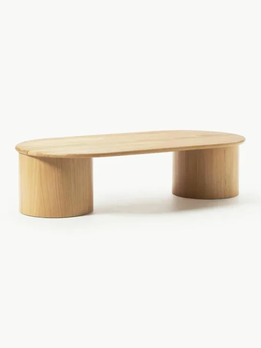 Ovale salontafel Didi van eikenhout