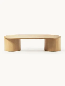 Ovale salontafel Didi van eikenhout
