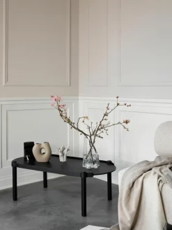 Ovale salontafel Woody van eikenhout
