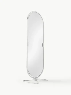 Ovale vloerspiegel System 1-2-3, design Verner Panton
