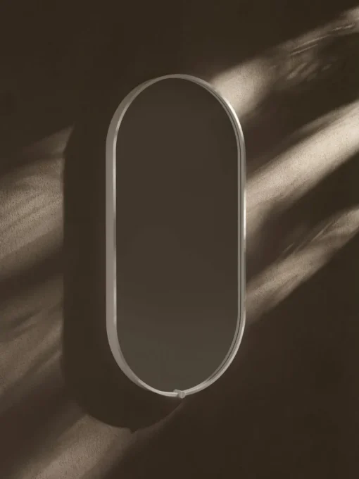 Ovale wandspiegel Avior met LED-verlichting