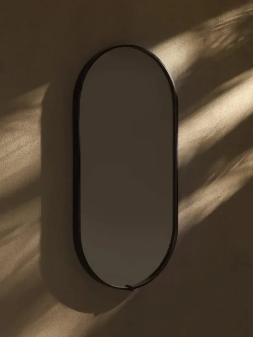 Ovale wandspiegel Avior met LED-verlichting