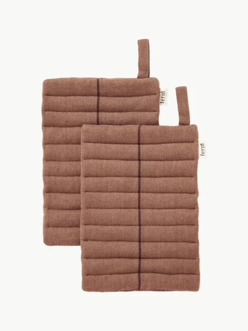 Pannenlappen Ito van biokatoen, 2 stuks