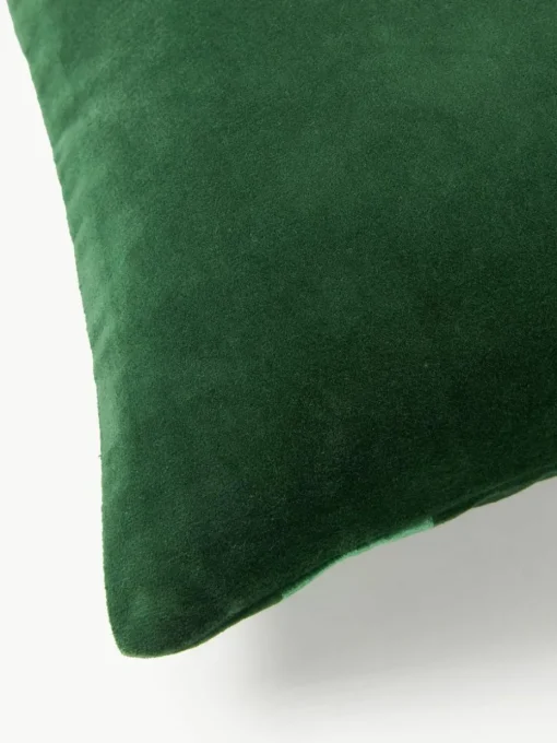 Patchwork fluwelen kussenhoes Bastien
