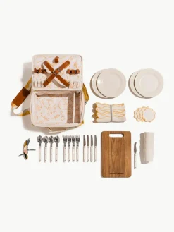 Picknicktas Retro met picknickaccessoires