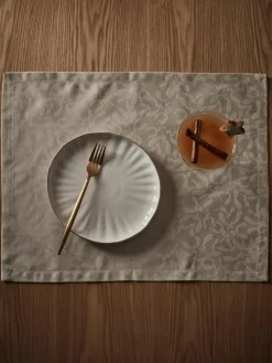 Placemats Hollyn met winters motief, 2 stuks