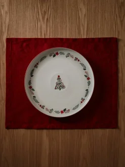 Placemats Hollyn met winters motief, 2 stuks