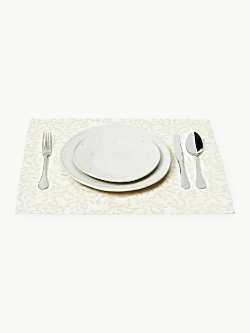 Placemats Hollyn met winters motief, 2 stuks