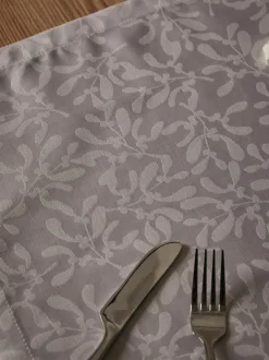 Placemats Hollyn met winters motief, 2 stuks
