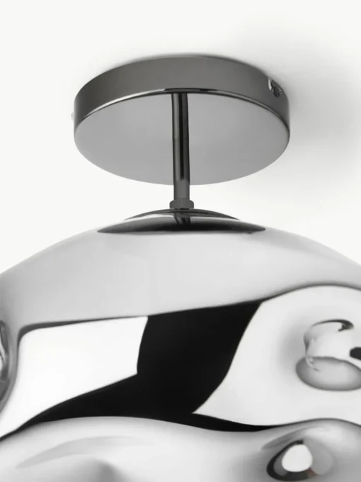 Plafondlamp Amora van gespiegeld glas