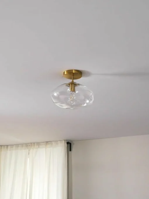Plafondlamp Amora van glas
