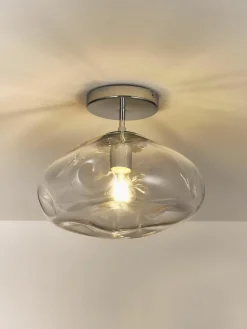 Plafondlamp Amora van glas