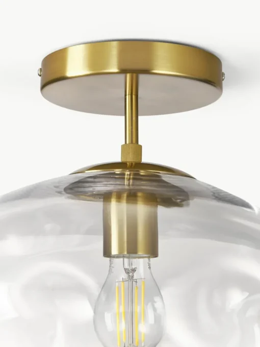 Plafondlamp Amora van glas