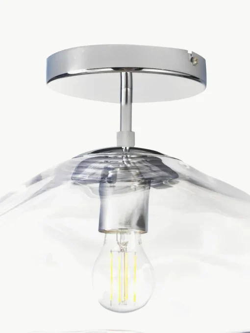 Plafondlamp Amora van glas