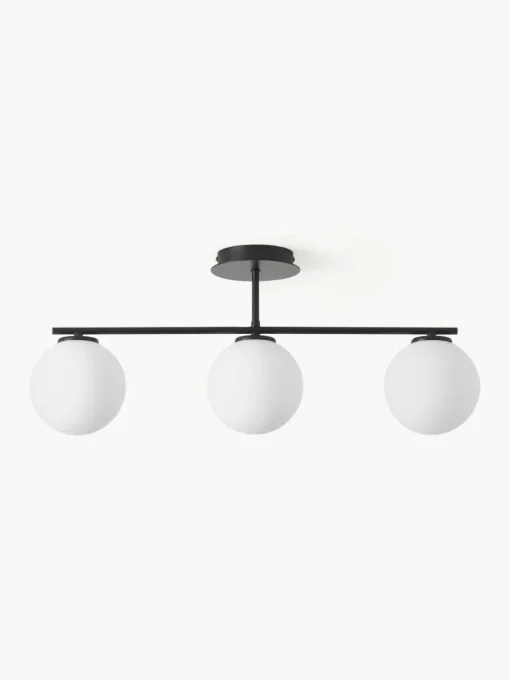 Plafondlamp Atlanta van opaalglas