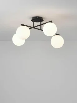 Plafondlamp Atlanta van opaalglas