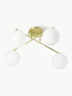 Plafondlamp Atlanta van opaalglas