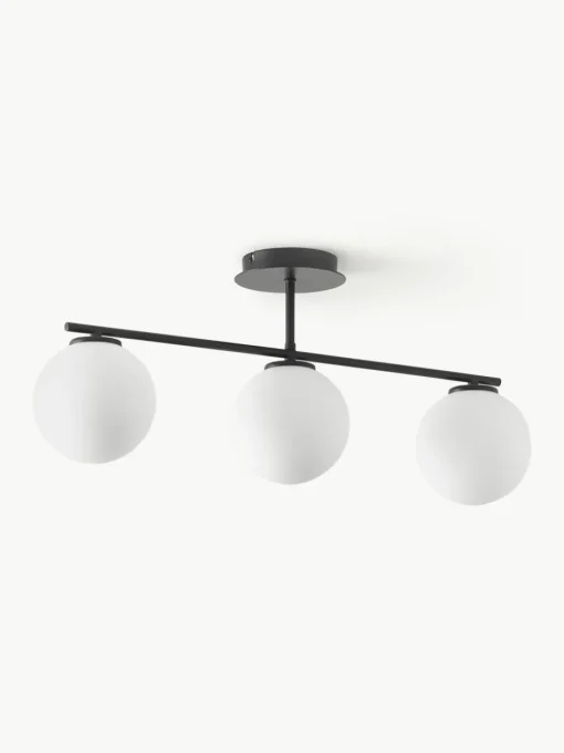 Plafondlamp Atlanta van opaalglas