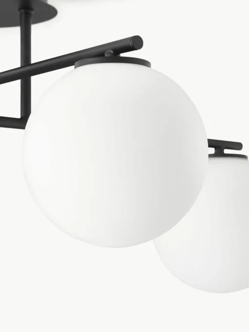 Plafondlamp Atlanta van opaalglas