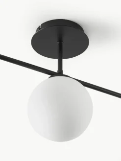 Plafondlamp Atlanta van opaalglas