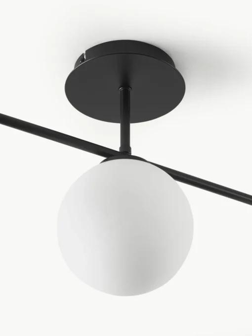 Plafondlamp Atlanta van opaalglas