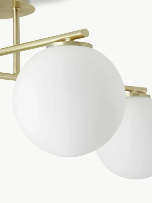 Plafondlamp Atlanta van opaalglas