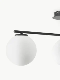 Plafondlamp Atlanta van opaalglas