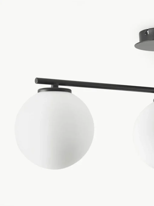 Plafondlamp Atlanta van opaalglas
