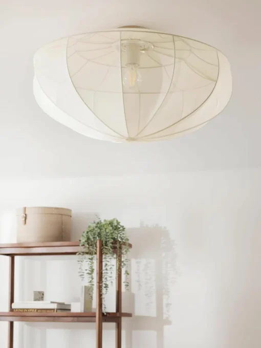 Plafondlamp Beau van netstof
