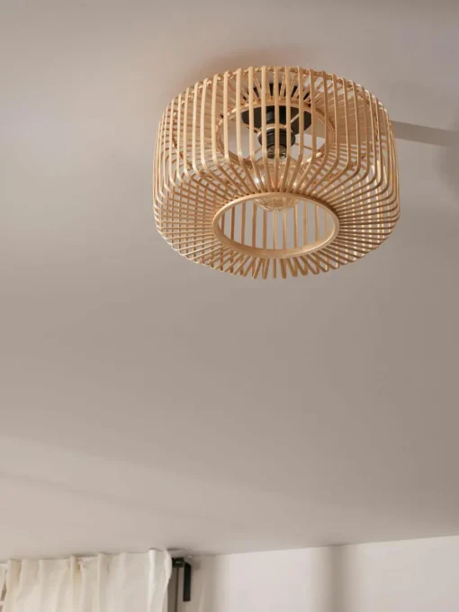 Plafondlamp Bromo van bamboehout