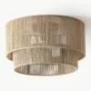 Plafondlamp Cecillia van jute
