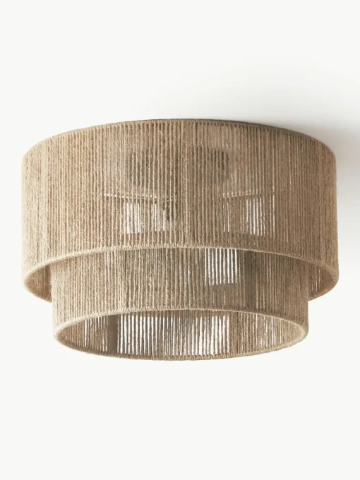Plafondlamp Cecillia van jute